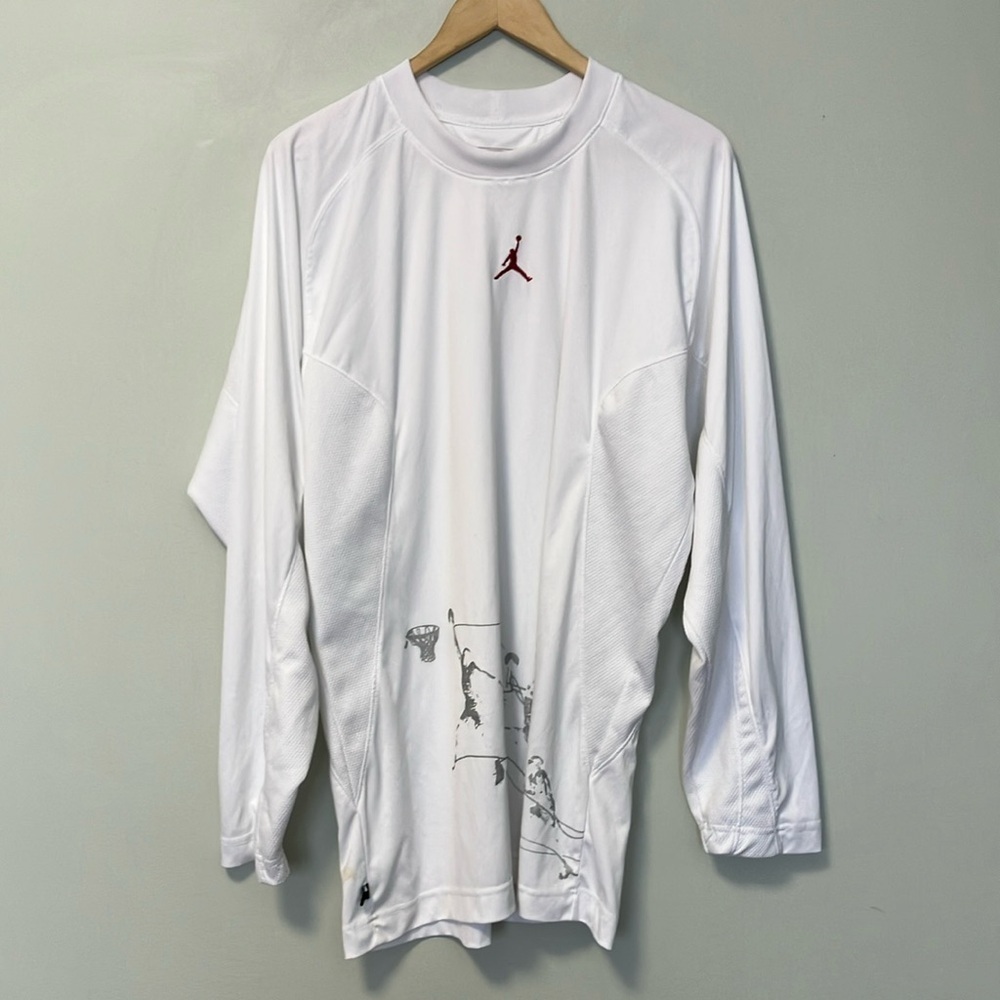 Jordan Air White Long Sleeve Shirt